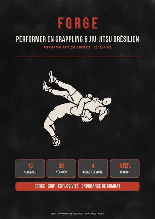 FORGE — Performer en Grappling & JJB | Préparation physique 12 semaines FORGE